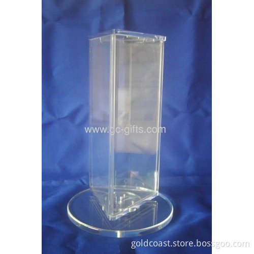 Acrylic Rotary Restaurant Menu Holders 
